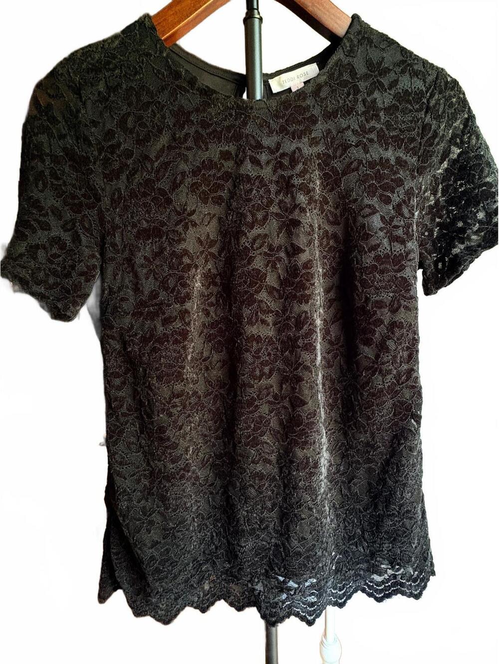 Teddi Rose Velvet Top S